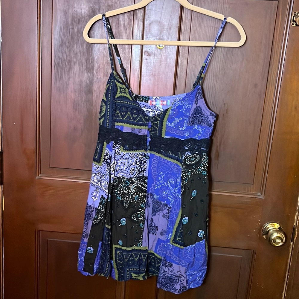 Urban Outfitters flowy Azalea lace inset frock dress/tank top. Size medium